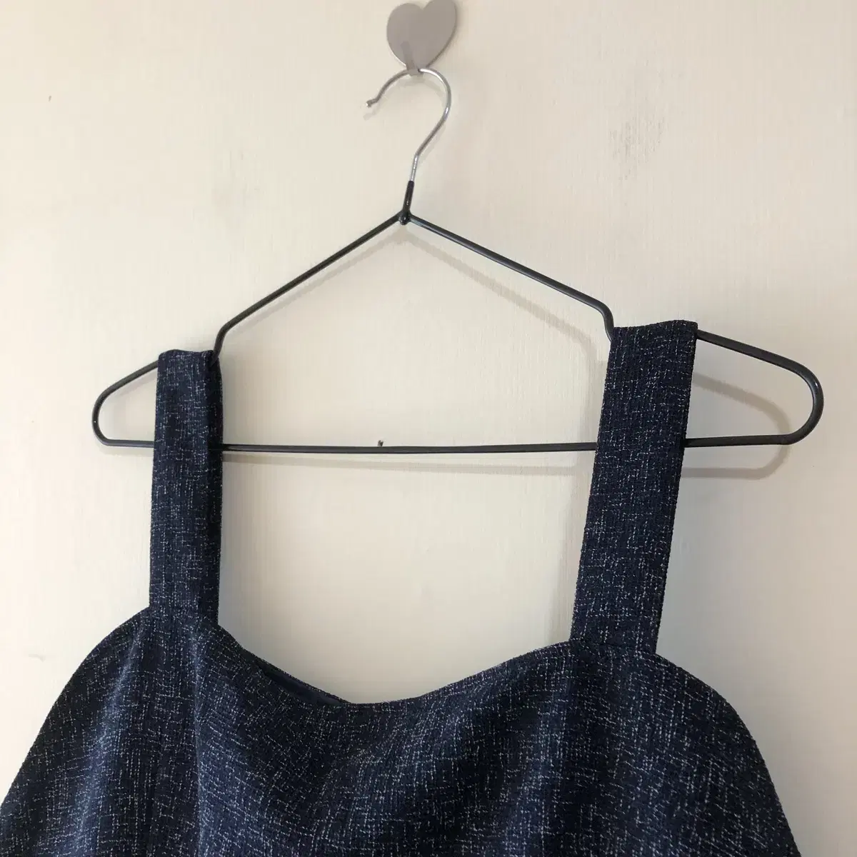 Vintage Hotping navy tweed top