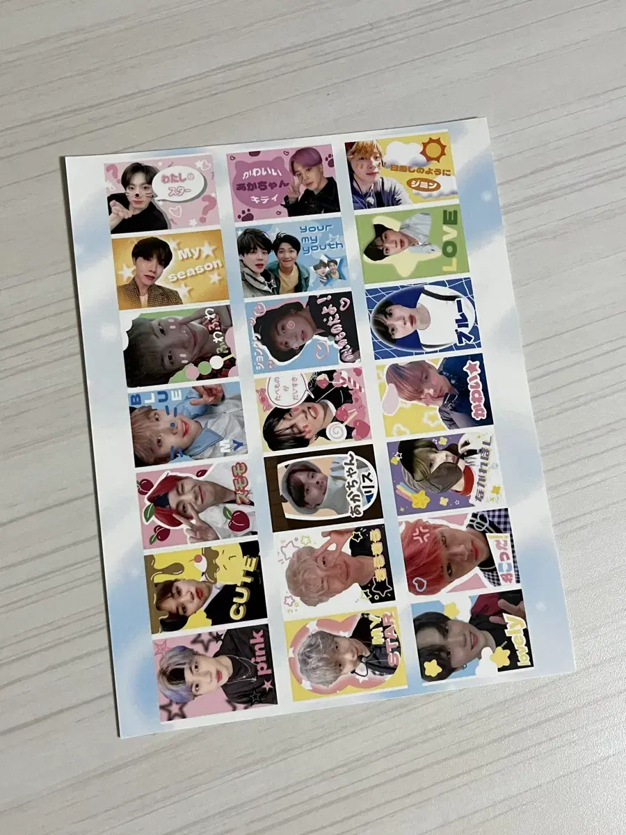 BTS purikura sticker sell WTS