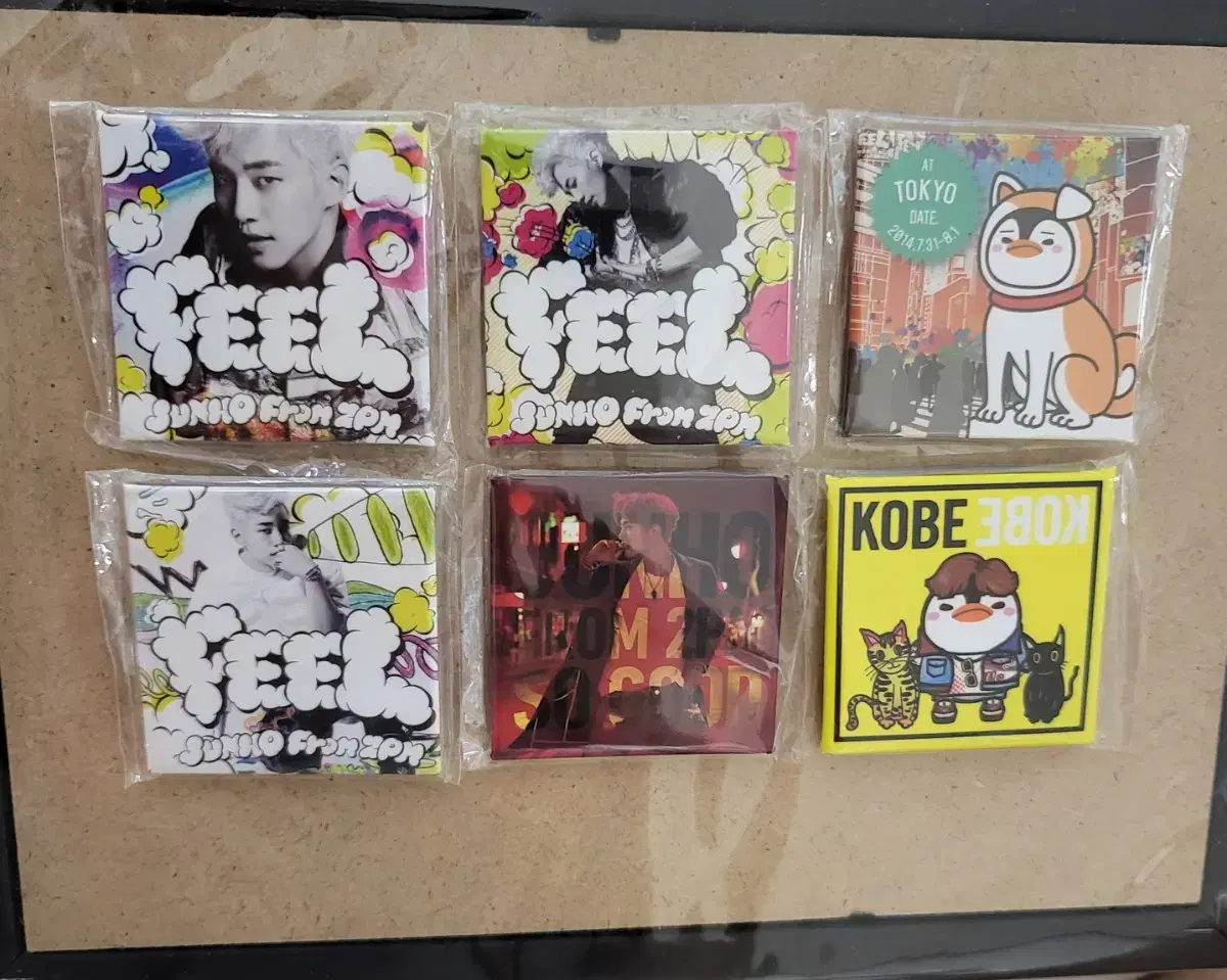 (bulk) lee junho 6 pinbadges