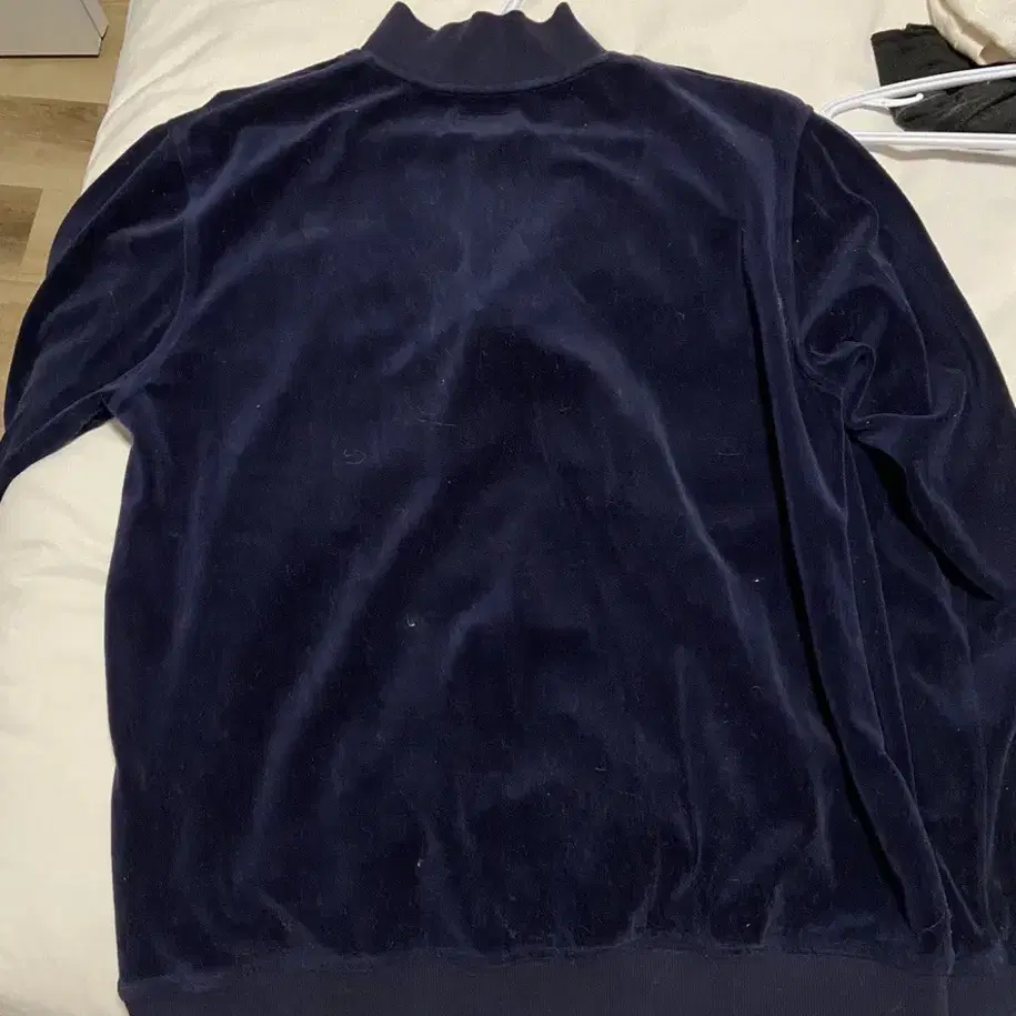 Stussy velour half zip