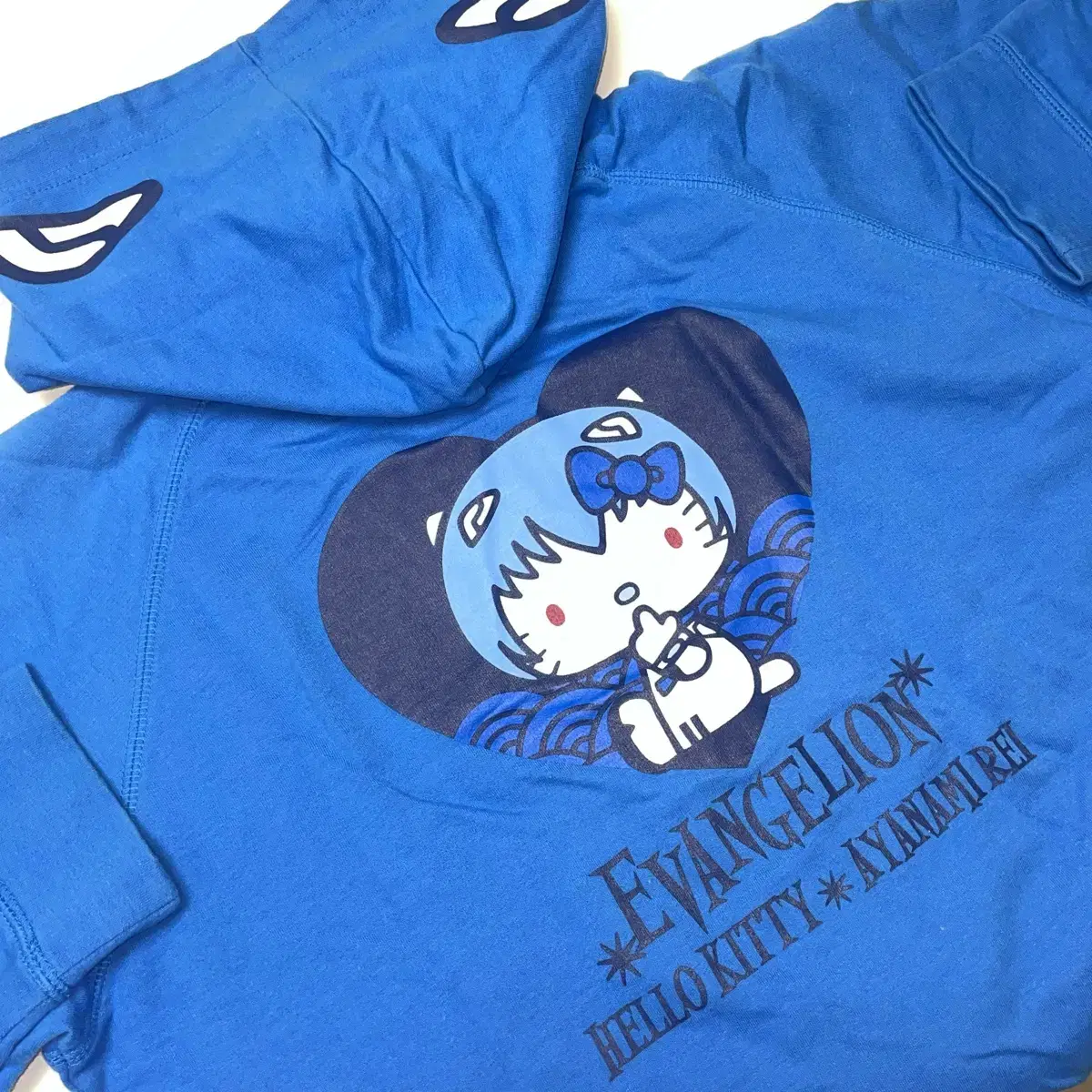 Evangelion Eva Kitty Ayanami lay Kuji Kitty T-Shirt Hoodie Zip Up