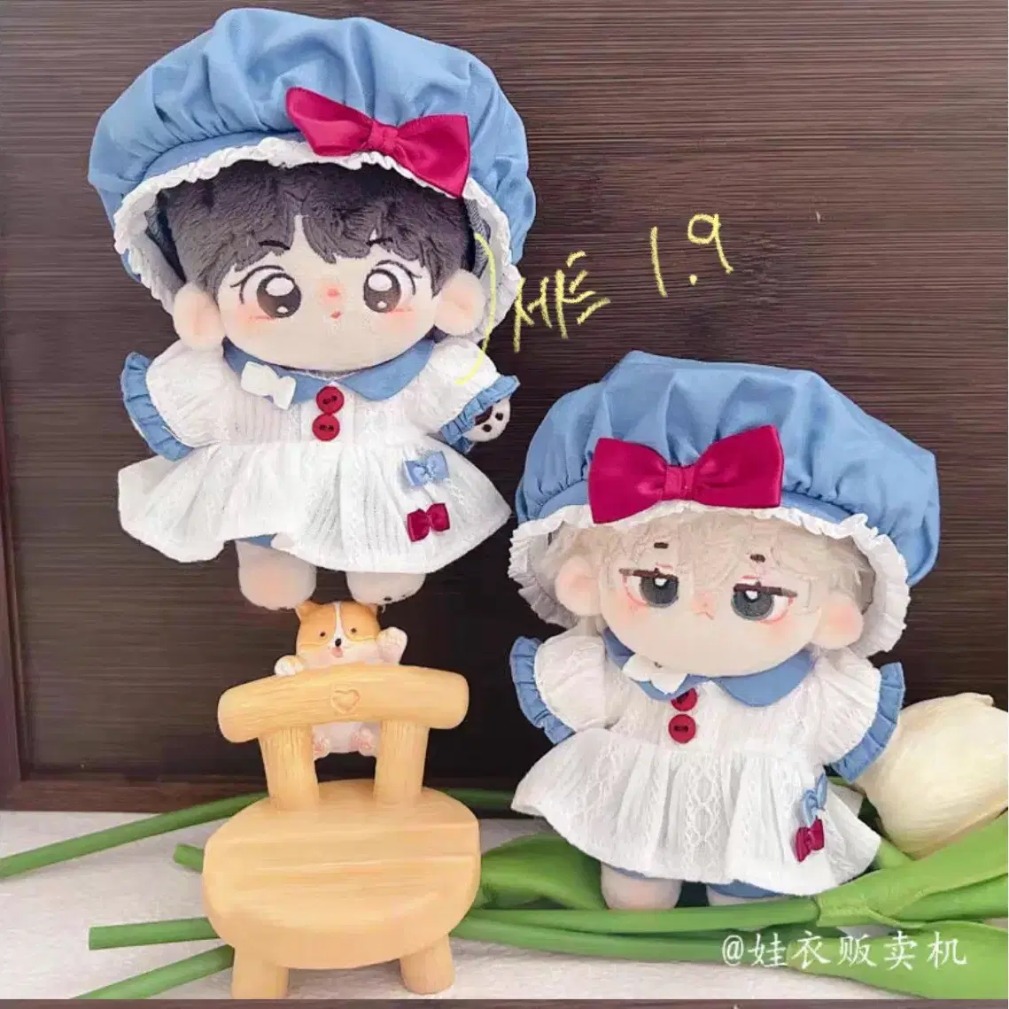 10cm 인형옷 뜨개 케이프 토끼 15cm 20cm 아이브 라이즈 포카