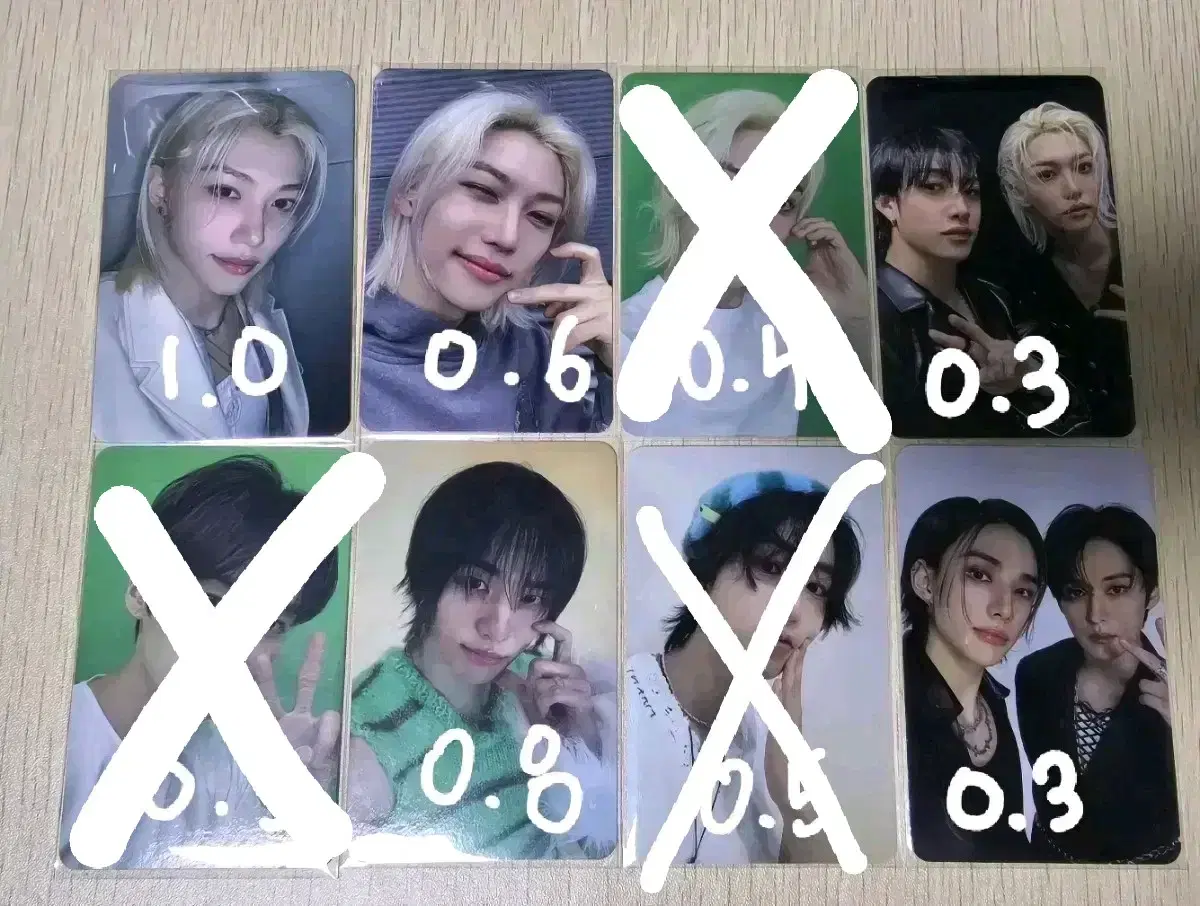 Straykids skz photocard wts ATE chicchicboom felix yongbokino hyunjin jisung bang chan