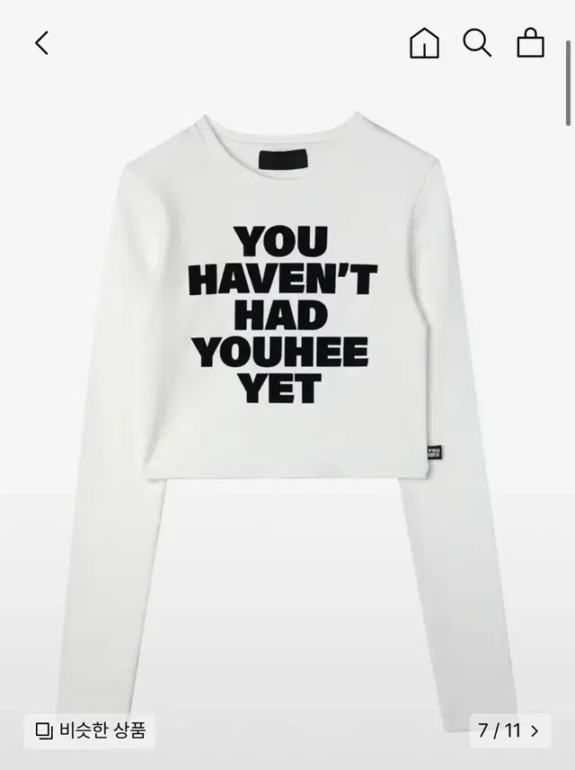 Youhee YOUHEE LETTERING LONG SLEEVE