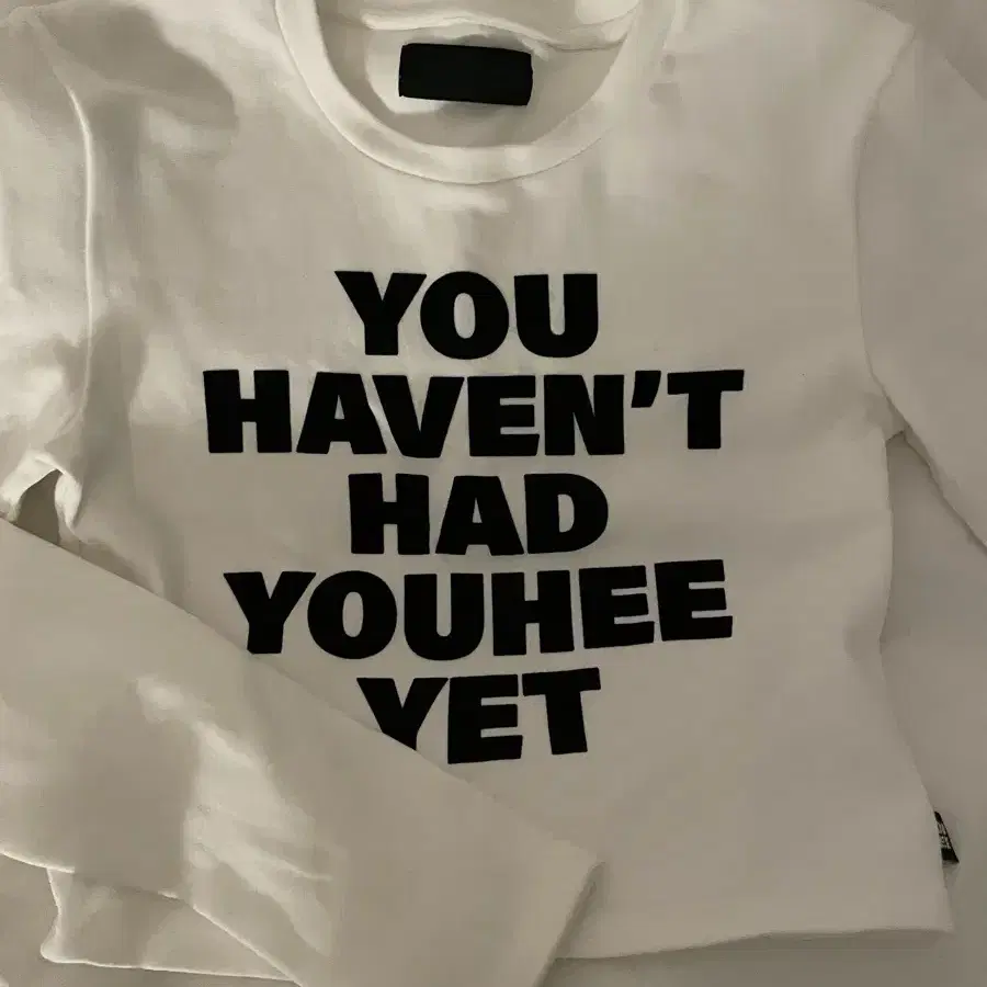 Youhee YOUHEE LETTERING LONG SLEEVE