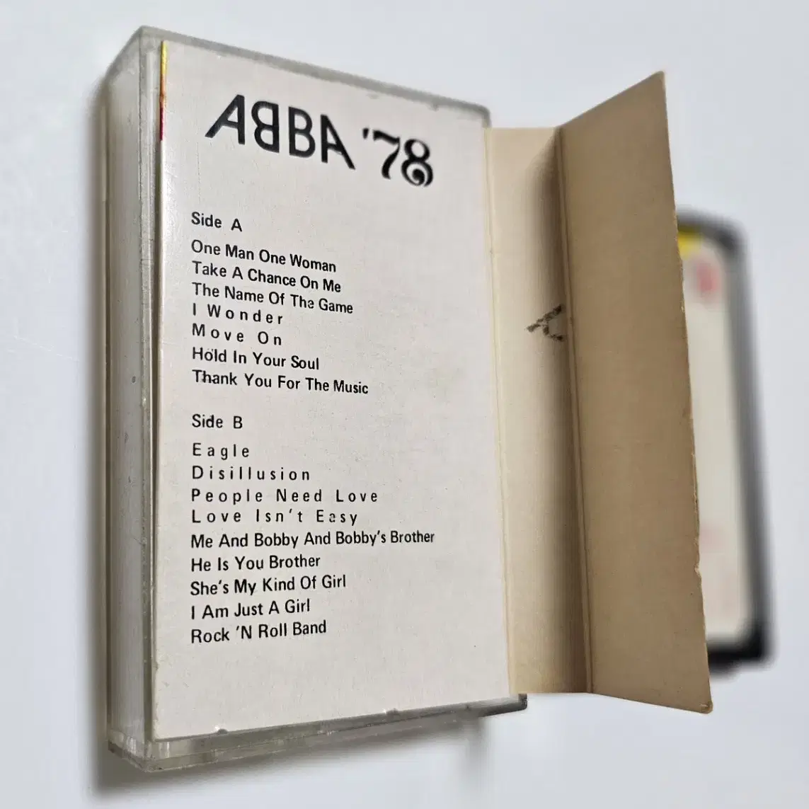 1978년도 ABBA 앨범 TAPE AR ATLANTICS dbx