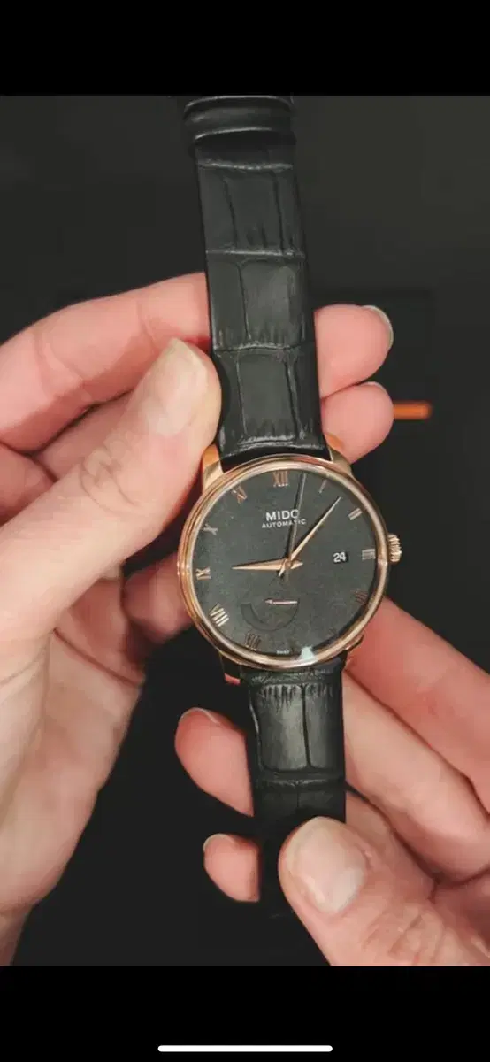 미도 바론첼리 Mido Baroncelli III 블랙다이얼