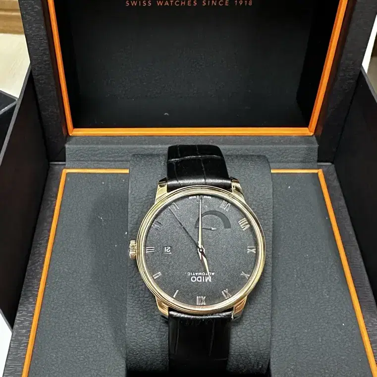 미도 바론첼리 Mido Baroncelli III 블랙다이얼