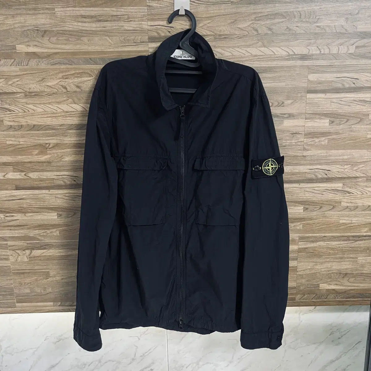 [Same day shipping] Stone Island Naslan Overshirt Black 20SS