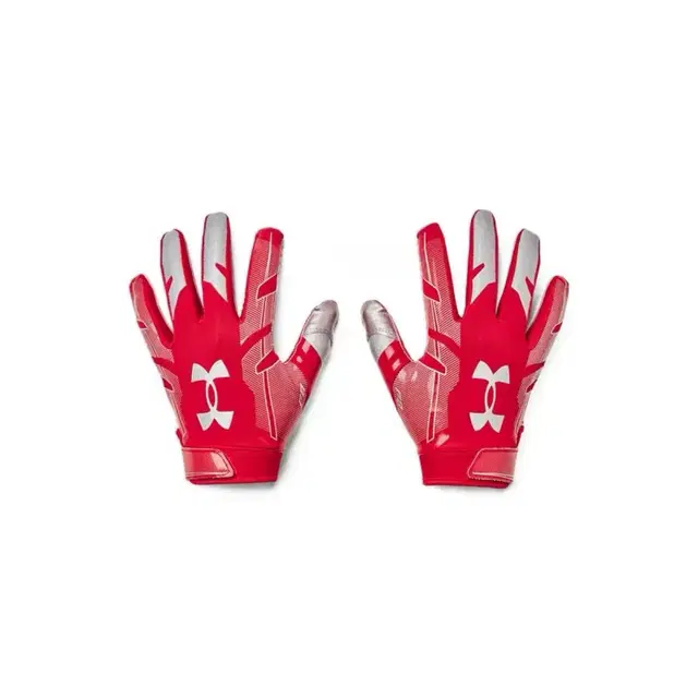 UA football gloves-red-multiple sizes