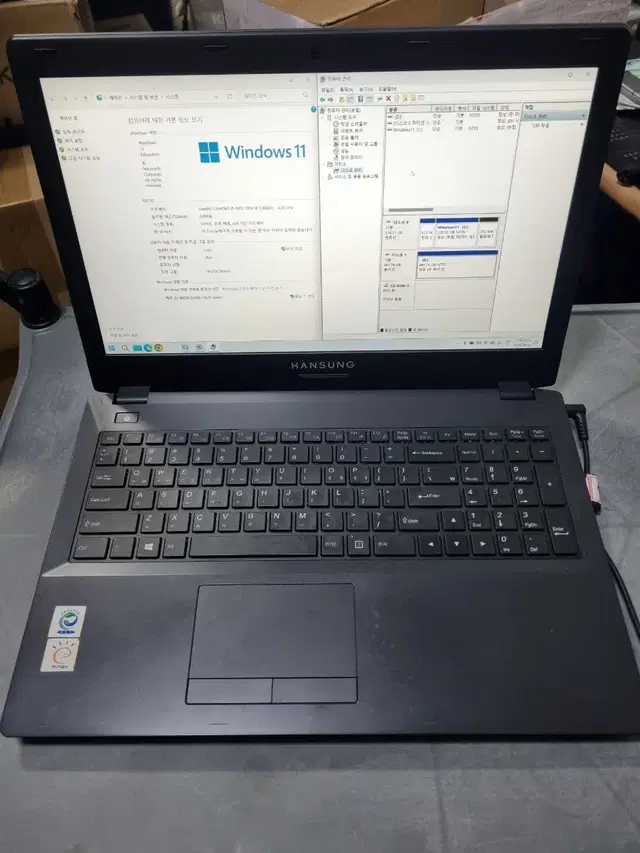한성 i5 6세대 중고노트북 물품정리