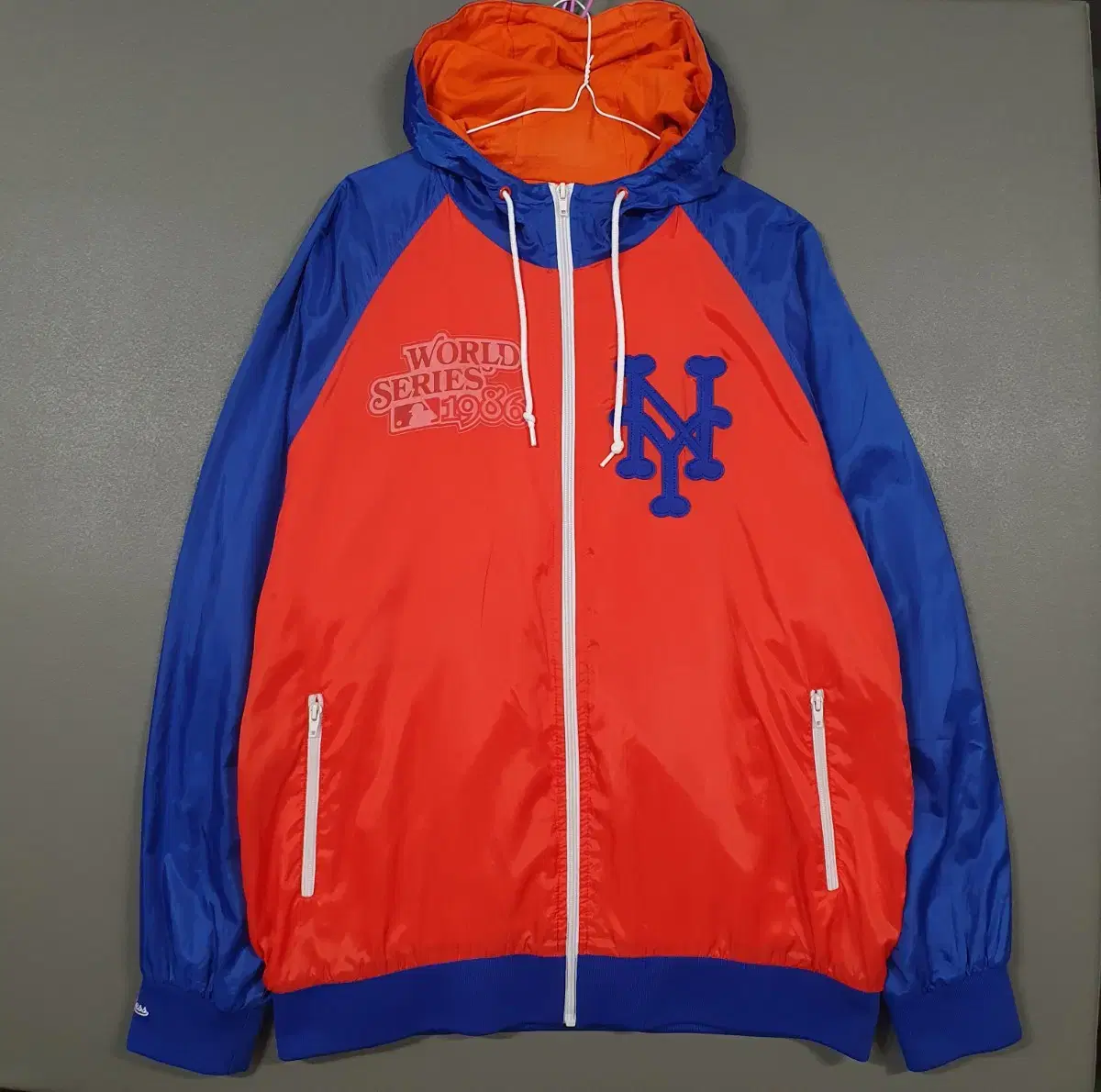 Mitchell & Ness X Cooperstown New York Mets World Series Windbreaker Jacket XL