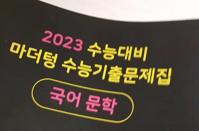 2023 마더텅 국어 문학 독서