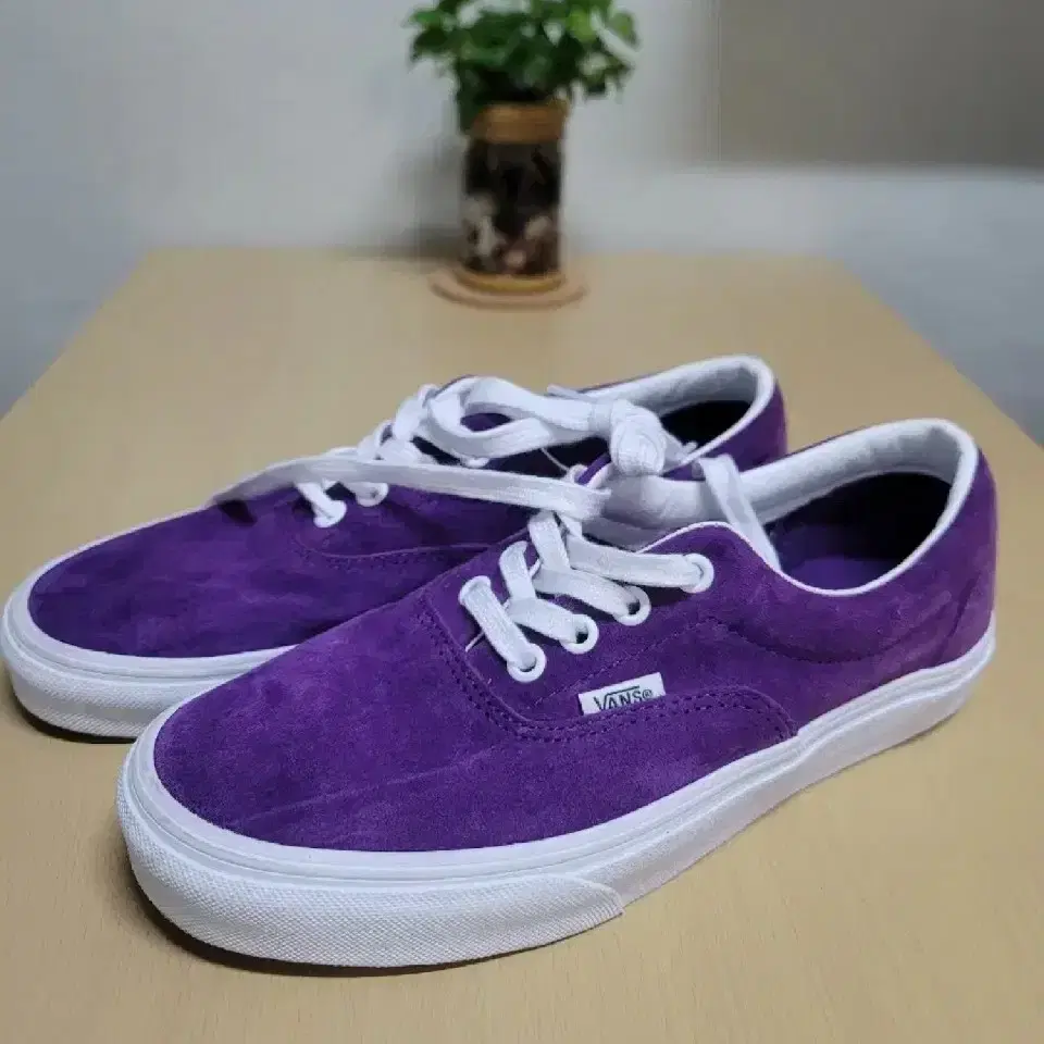 새제품 VANS 에라 피그스웨이드 퍼플 스니커즈 240