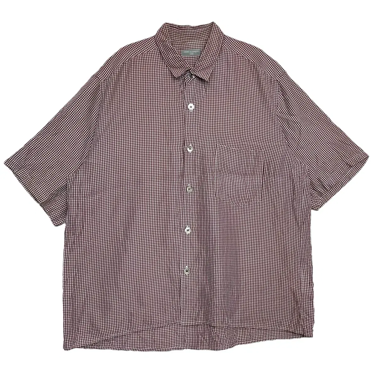 Comme des Garçons Check Short-Sleeved Shirt