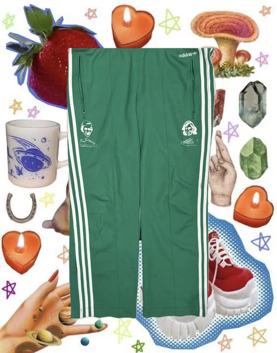 Adidas Track Pants Chuu Green