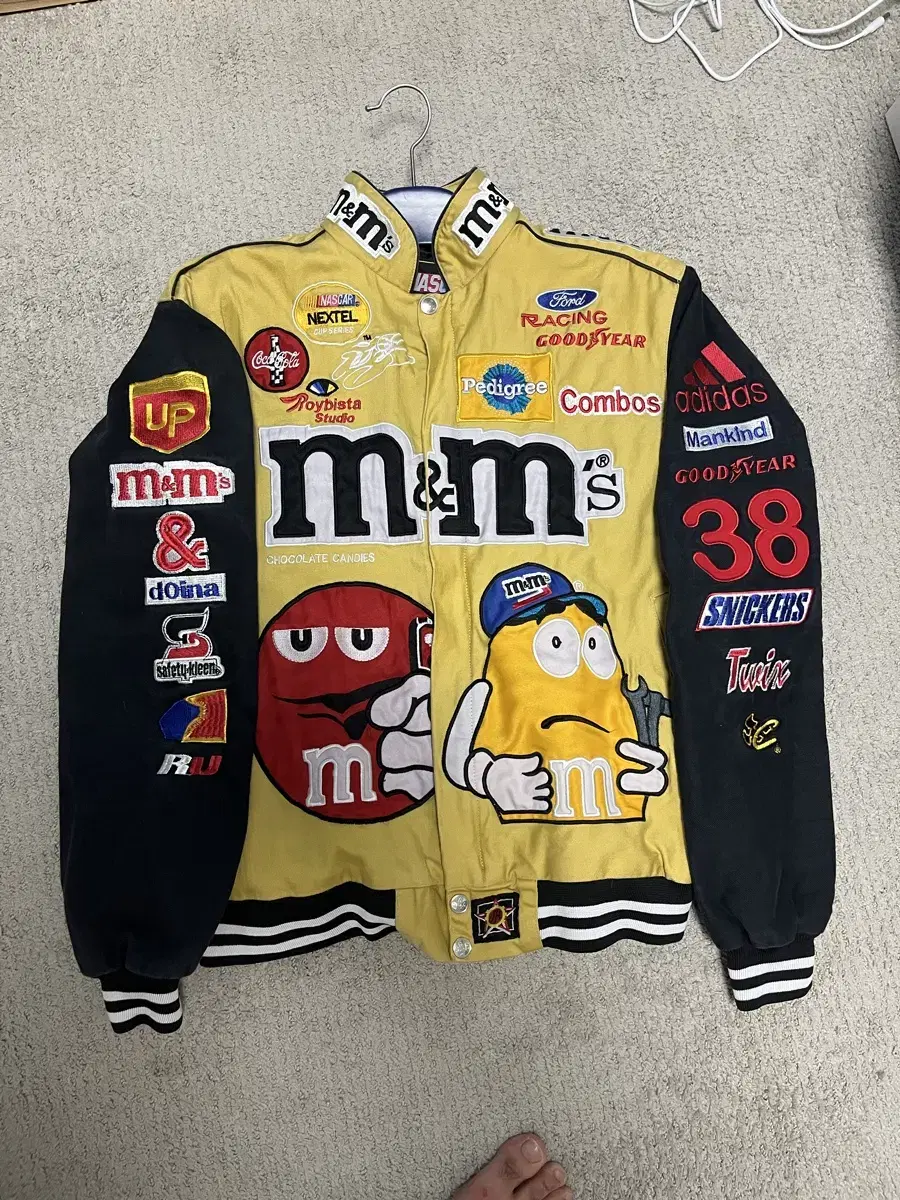 nascar m&m racing jacket