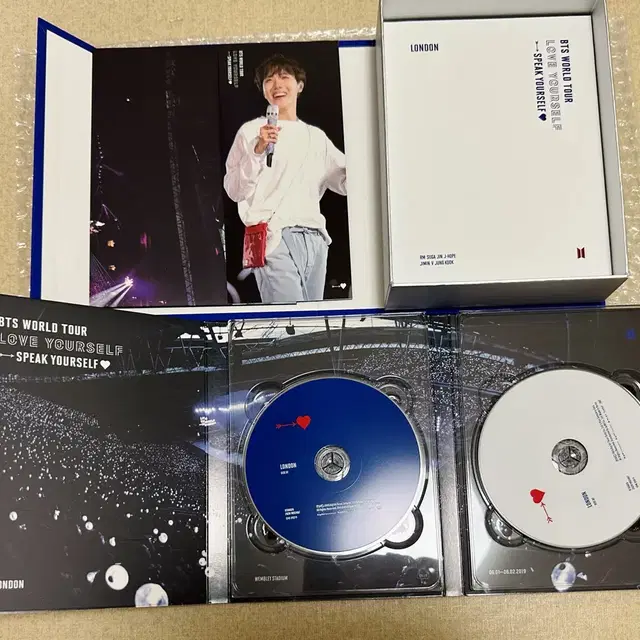 방탄 런던 럽셀 호석 호비 bts london dvd hobi