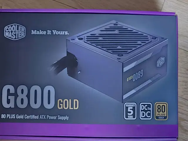 쿨러마스터 G800 gold plus파워 800w