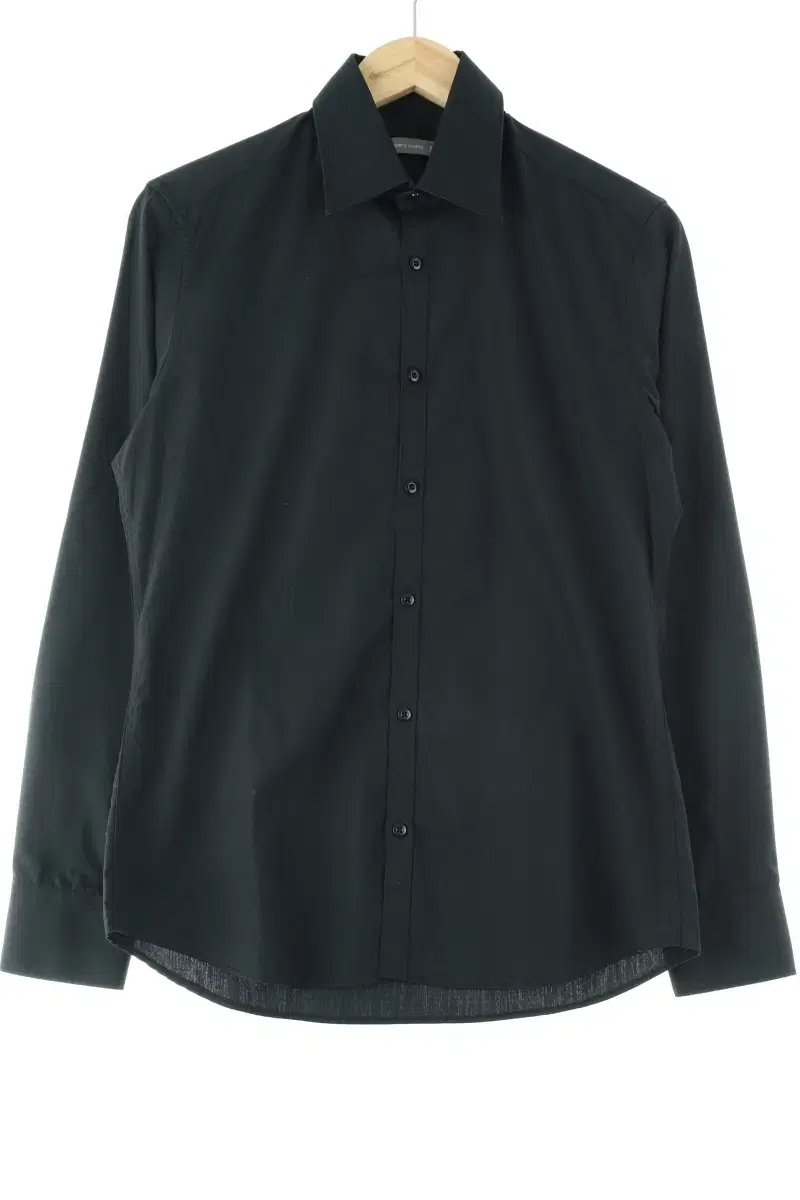 (M) BrandVintage Shirt Southern Black Plain Solid Limited Edition-EEE0