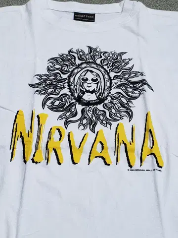 NIRVANA 티셔츠 너바나 커트 코베인 커트 코베인 명예의 벽