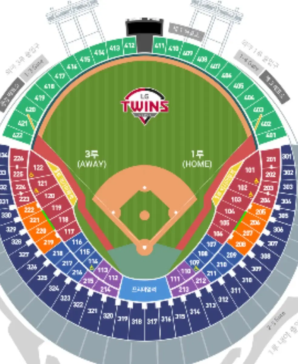 9/8 LG트윈스 vs 한화이글스 405블록 4연석 벙가양도