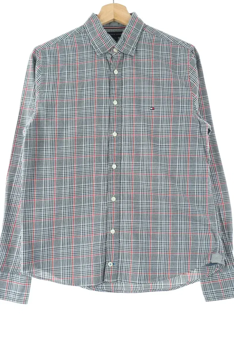 (S) Tommy Hilfiger Shirt Southern Color Mix Check Old School-EF11