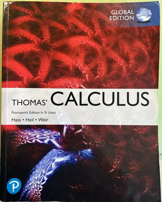 Thomas Calculus 토마스 미적분학