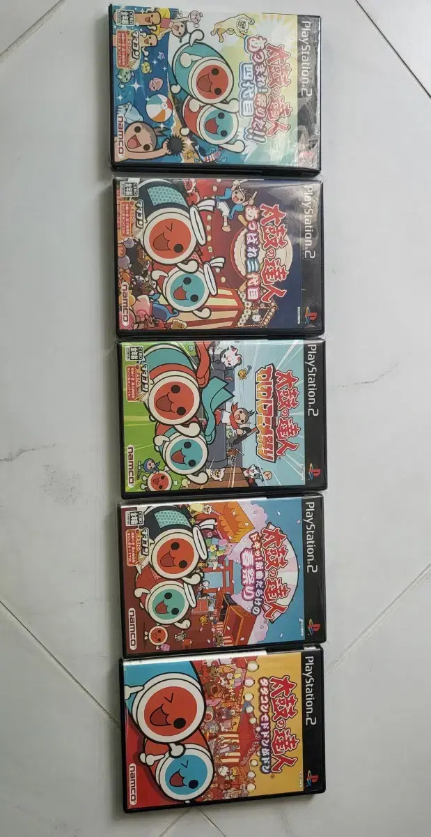 PS2 태고의 달인 CD 5종류+타타콘 북컨트롤러