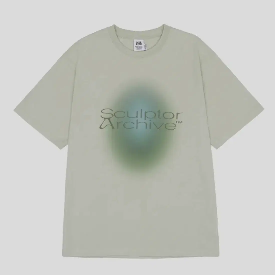 스컬프터 Colour Archive Logo Tee Pale Mint