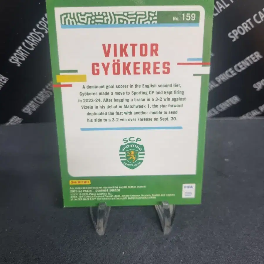 23-24파니니 돈러스옵틱 스포르팅 빅터 요케레스 루키축구카드!