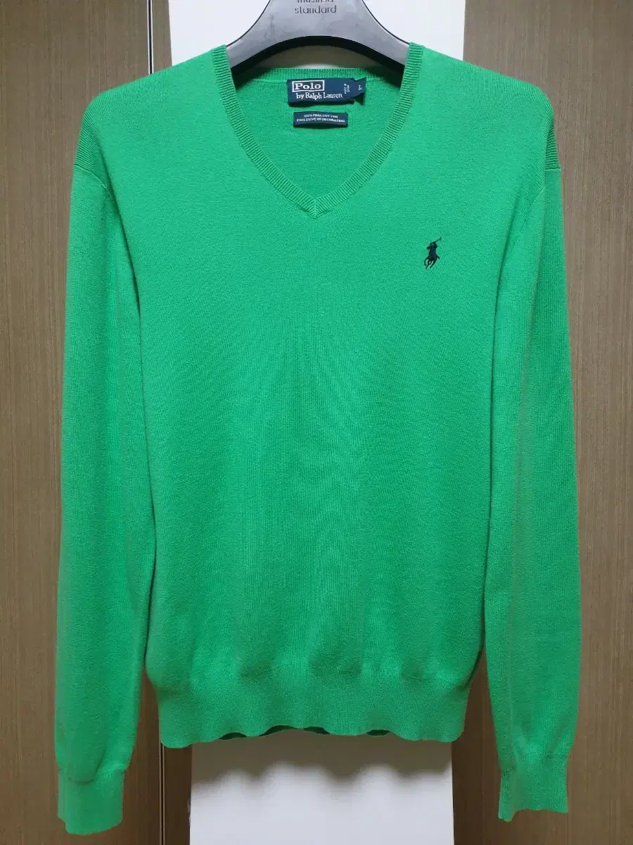 Polo Knit V-neck L