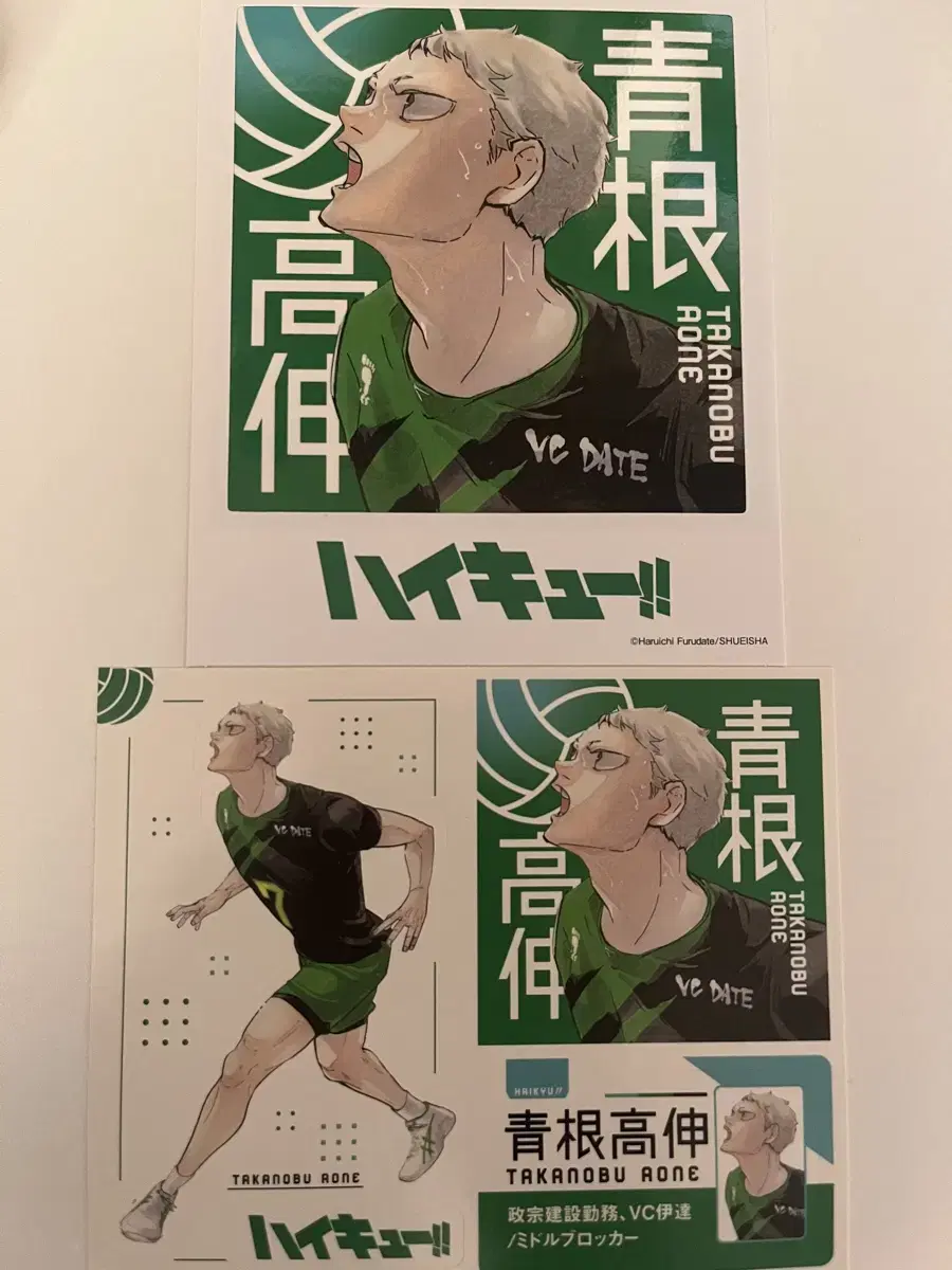 Haikyuu Aone polaroid sticker