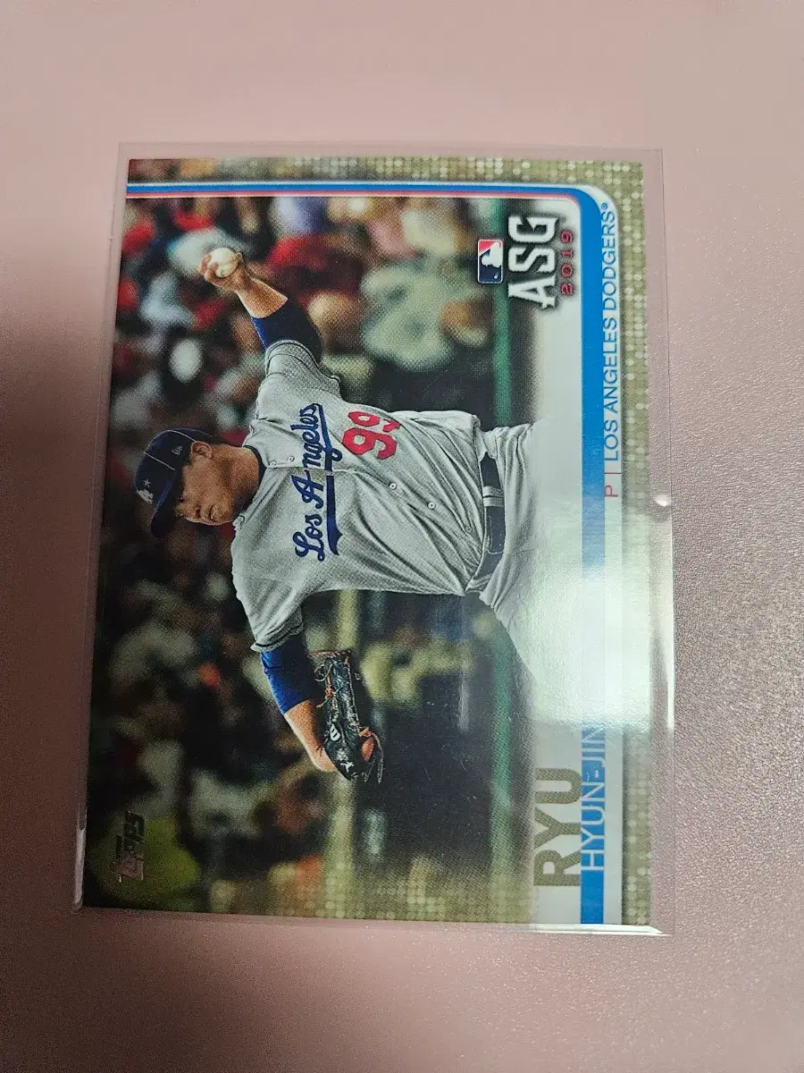 류현진 2019장 한정 2019 Topps 올스타 골드 카드