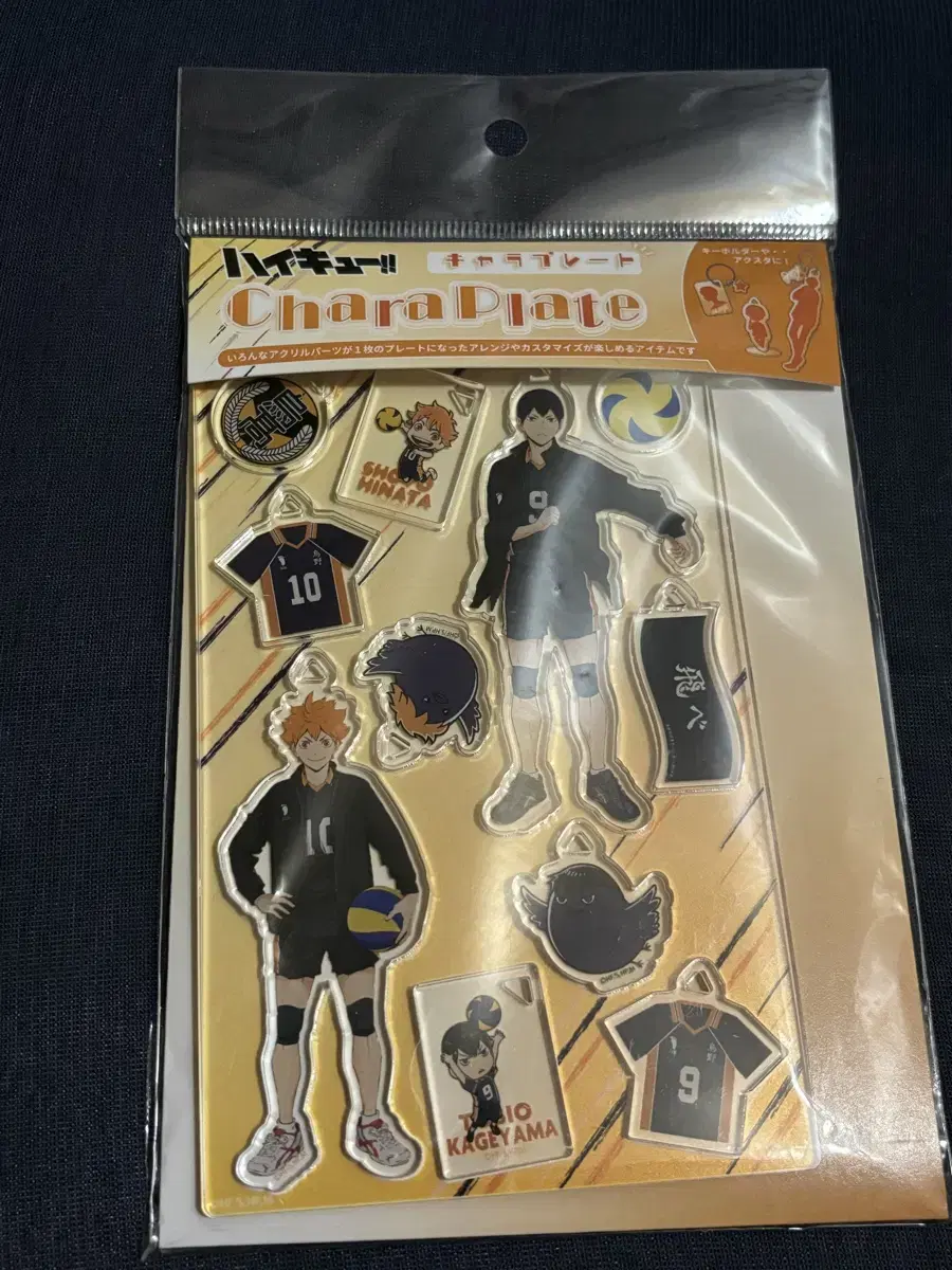 Haikyuu Kageyama hinata acrylic keyring unsealed