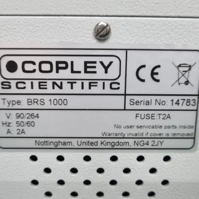 Copley Breath Simulator BRS 1000