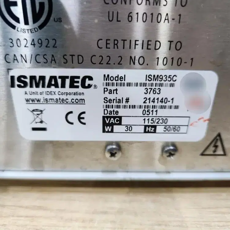 ISMATEC IPC ISM935C 디지털 4채널 연동 펌프