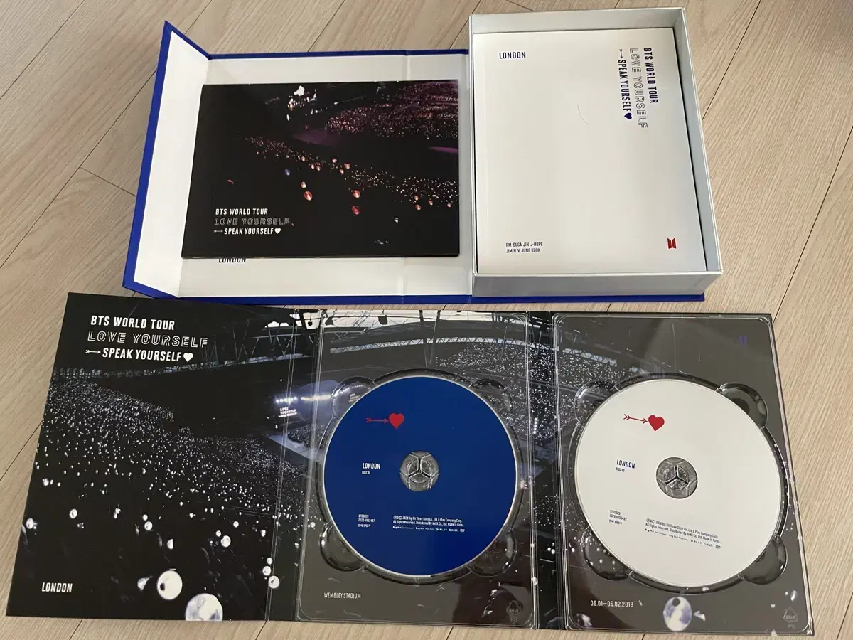 BTS 스픽콘 런던 dvd