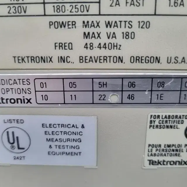 Tektronix 2465B 400MHz 아날로그 오실로스코프