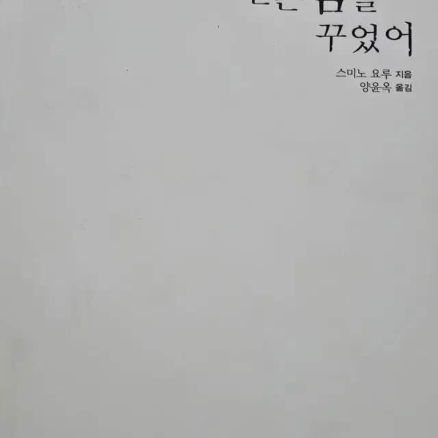 또 다시 같은 꿈을 꾸었어 소설 노블판