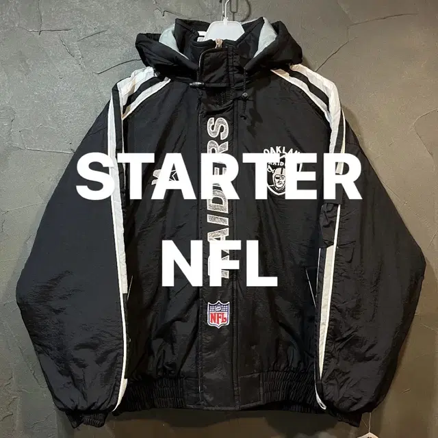 [S] STARTER 스타터 NFL 래이더스 점퍼