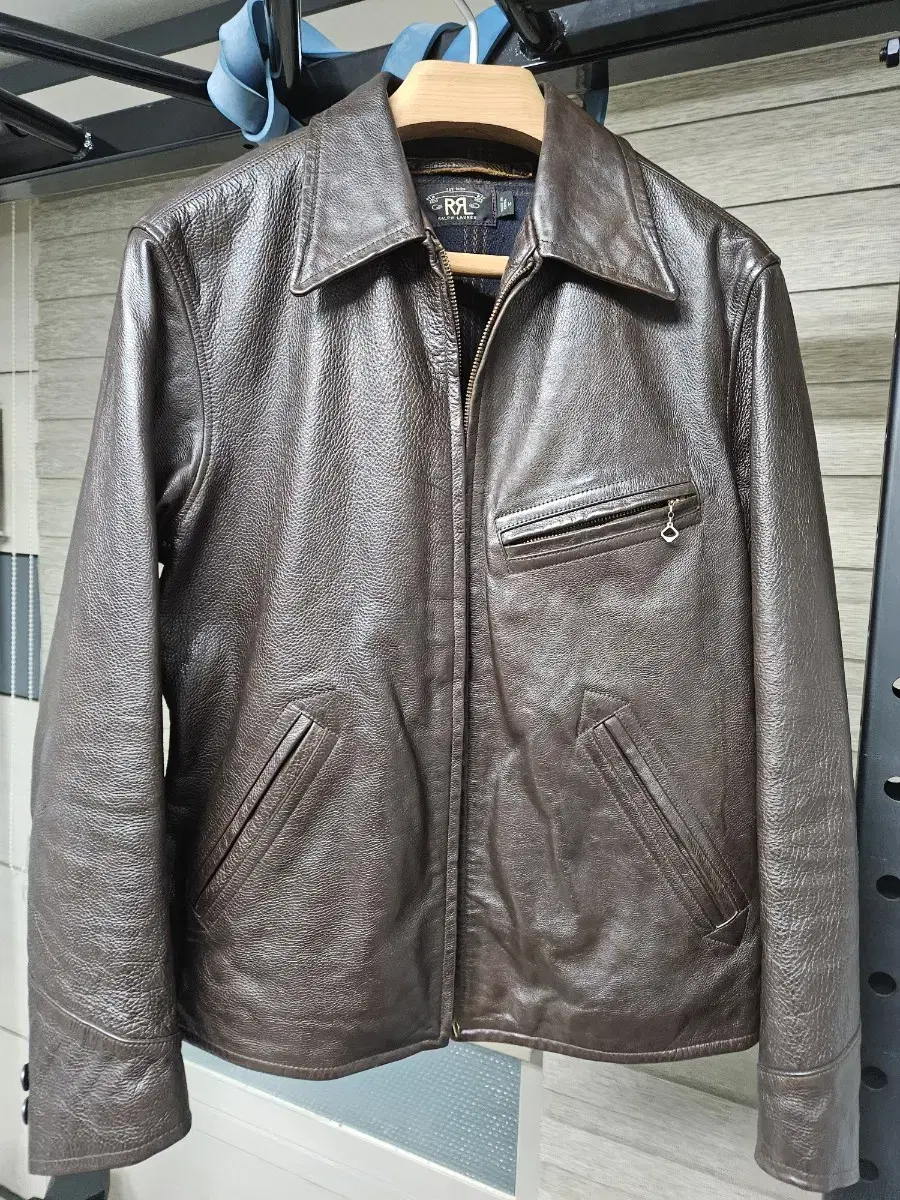 RRL Newsboy Leather Jacket M