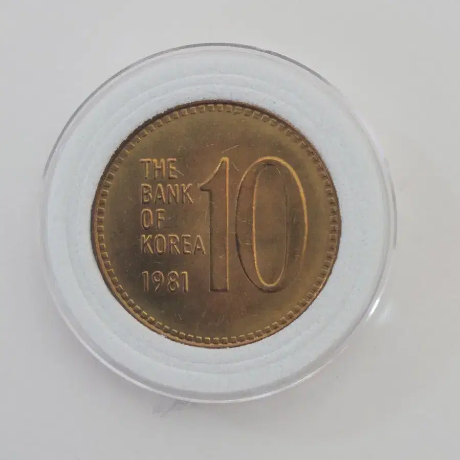 1981년10원 완전미사용