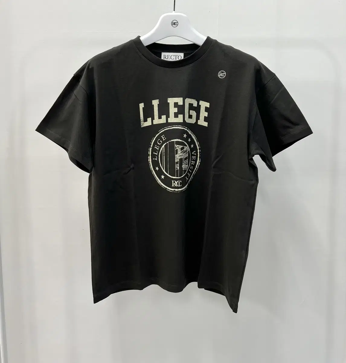 lecto llege short sleeve t-shirt charcoal