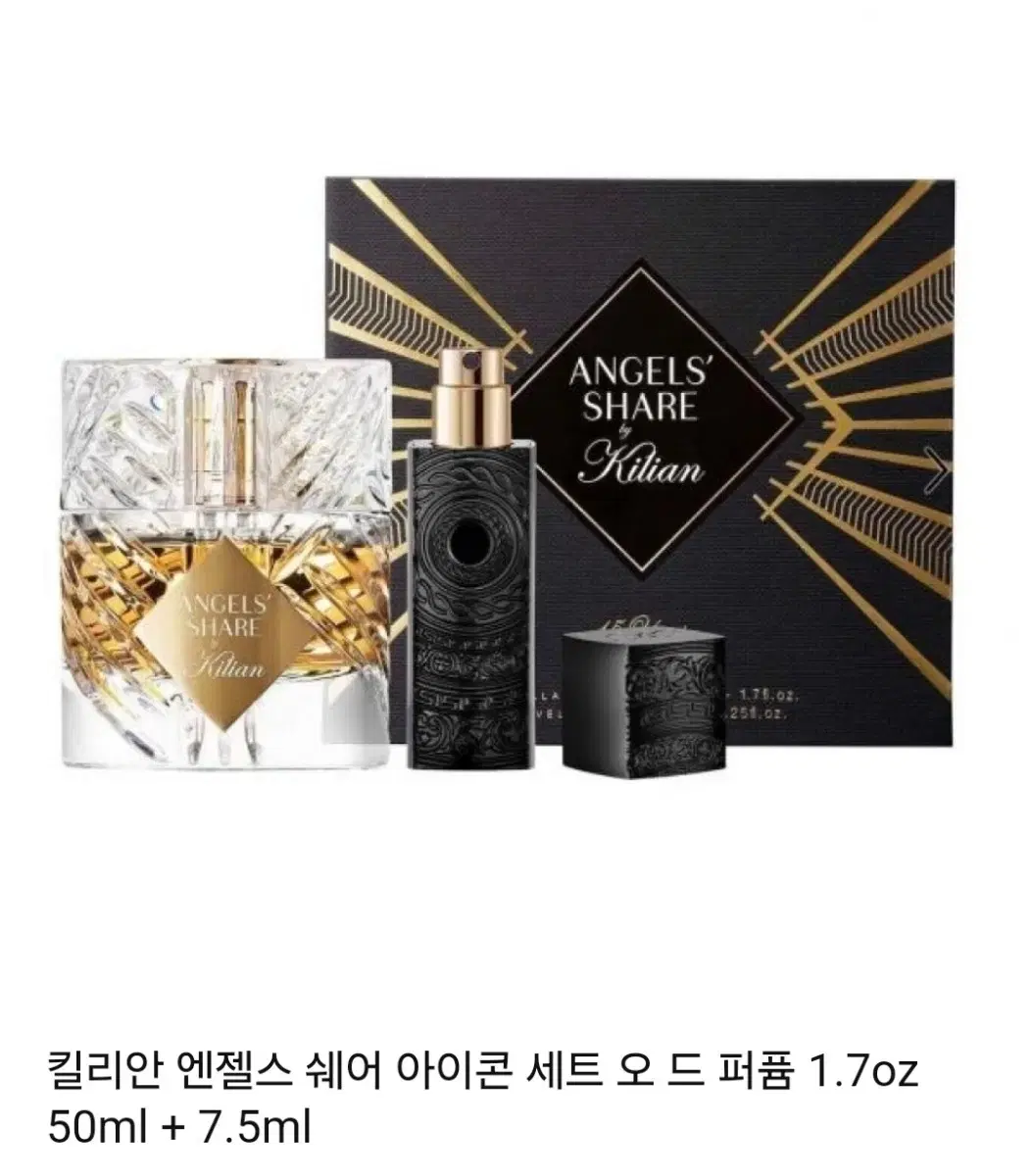 새상품 킬리안 엔젤스쉐어 아이콘세트 50ml+7.5ml