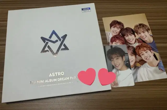 아스트로 드파투 위드 한정판 앨범 단체커버 엠제이 포카 엽서