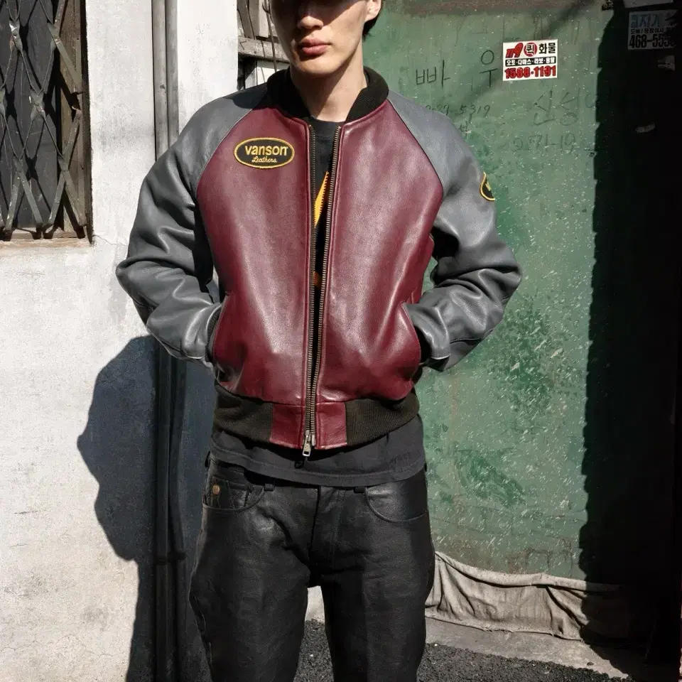 Vintage Vanson Leathers Team Jacket