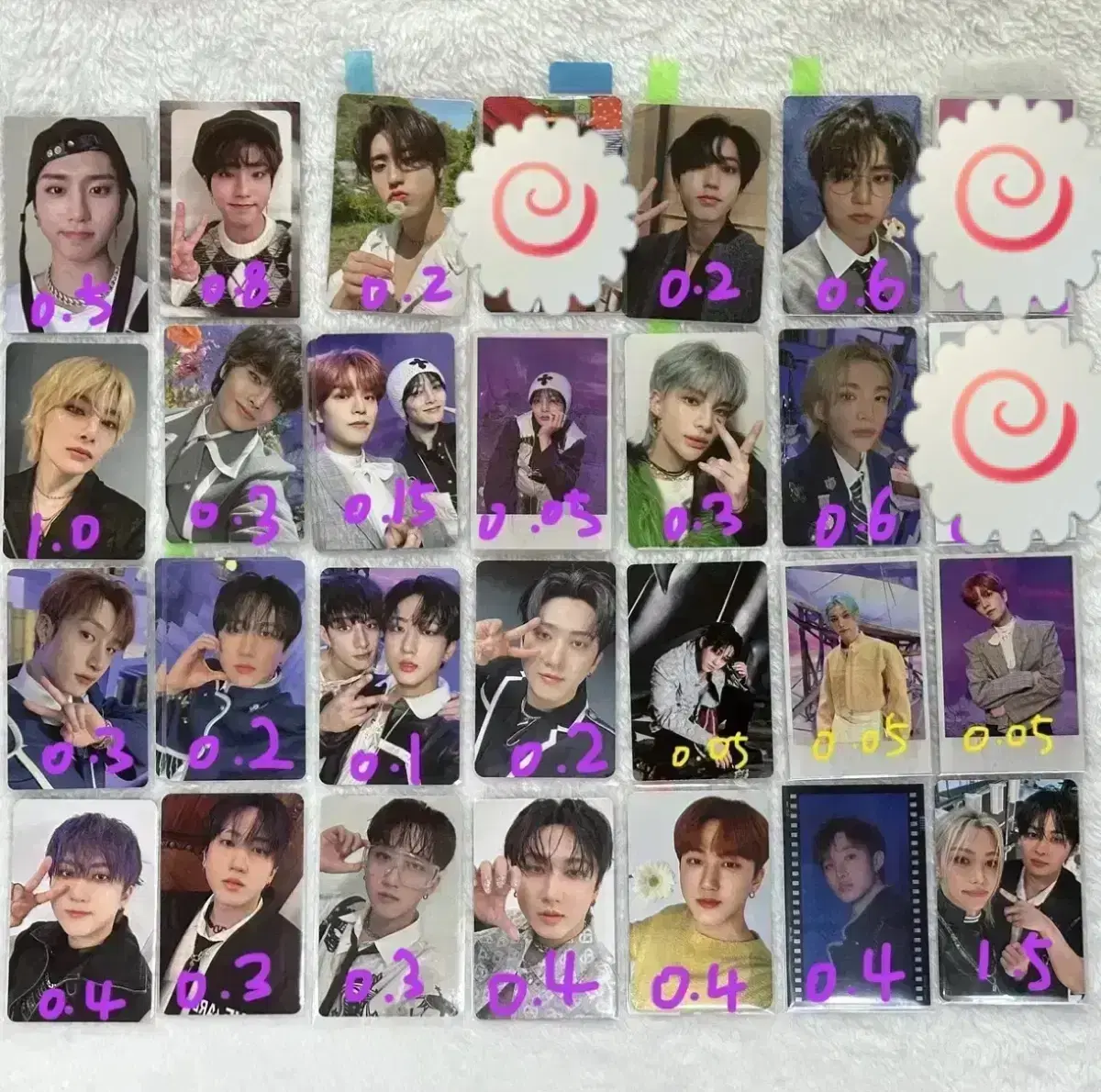 Straykids skz Alpo photocard changbin bang chan hyunjin han i.n Stayzone unreleased photocard