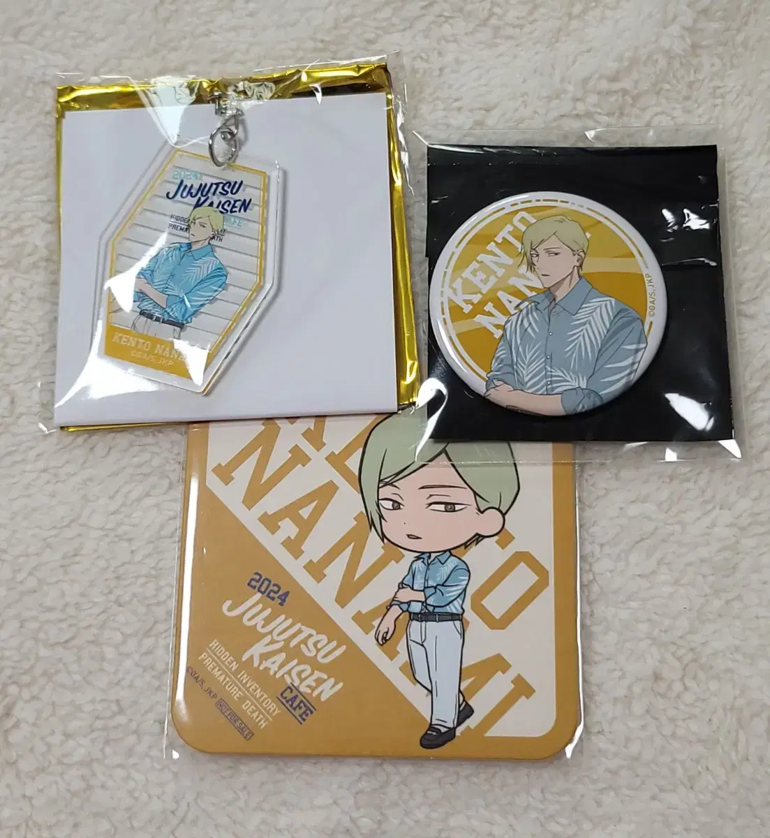 Zuu Zuu Zuu Zuu Zuu 2024 Cafe Nayeon Kento acrylic Canbadge Coaster Set