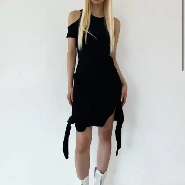 Nache ASYMMETRIC DRAPING DRESS